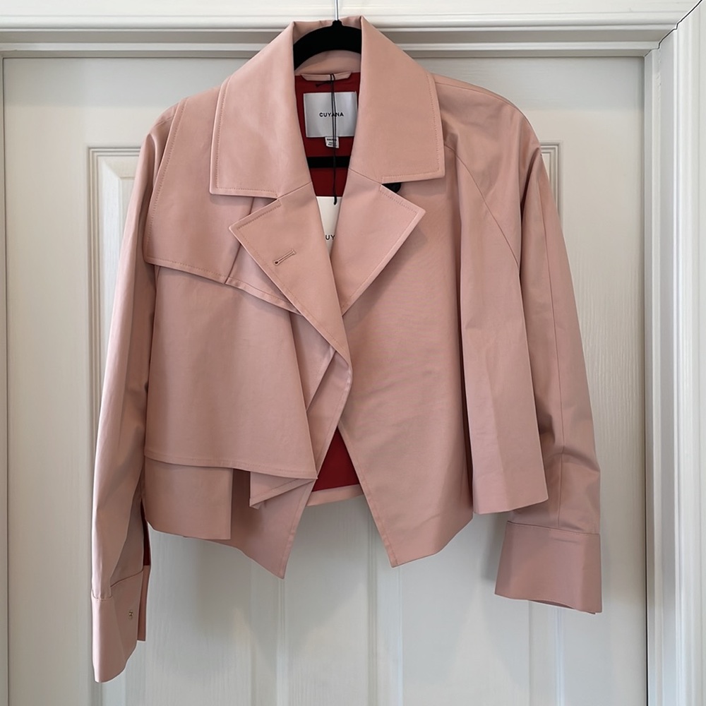 Cuyana Cropped Trench